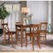 International Concepts 36 in. x 36 in. Counter Height Dining Table w/4 X-Back Stools, 24 in. Seat Height-5 Pc. Dining Set K581-3636-S6132-4 - alternate 1